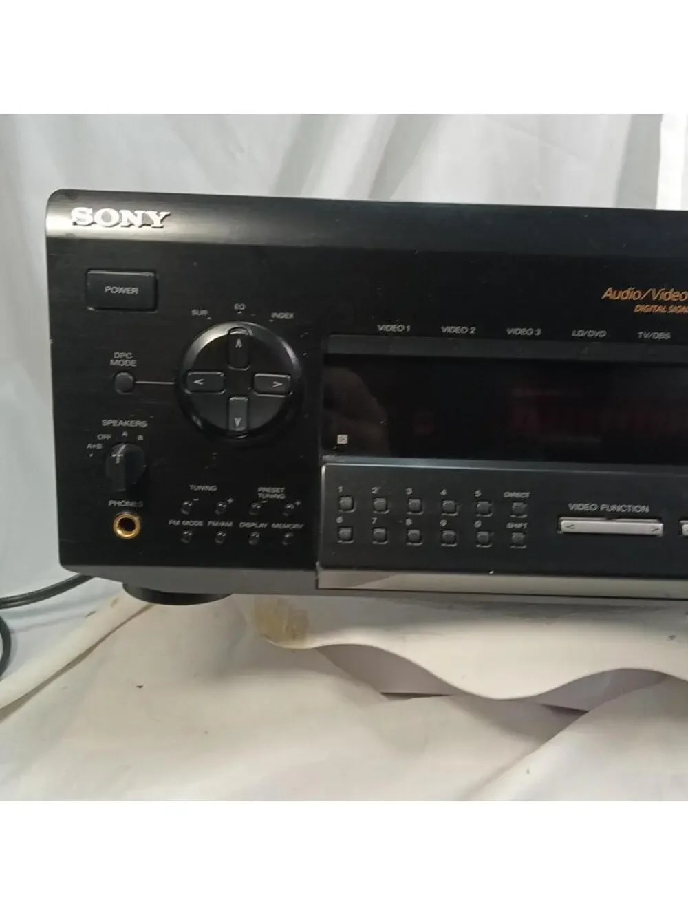 Sony STR-DE915 AM FM Stereo AV Receiver Home Theater Surround Sound Black Tested